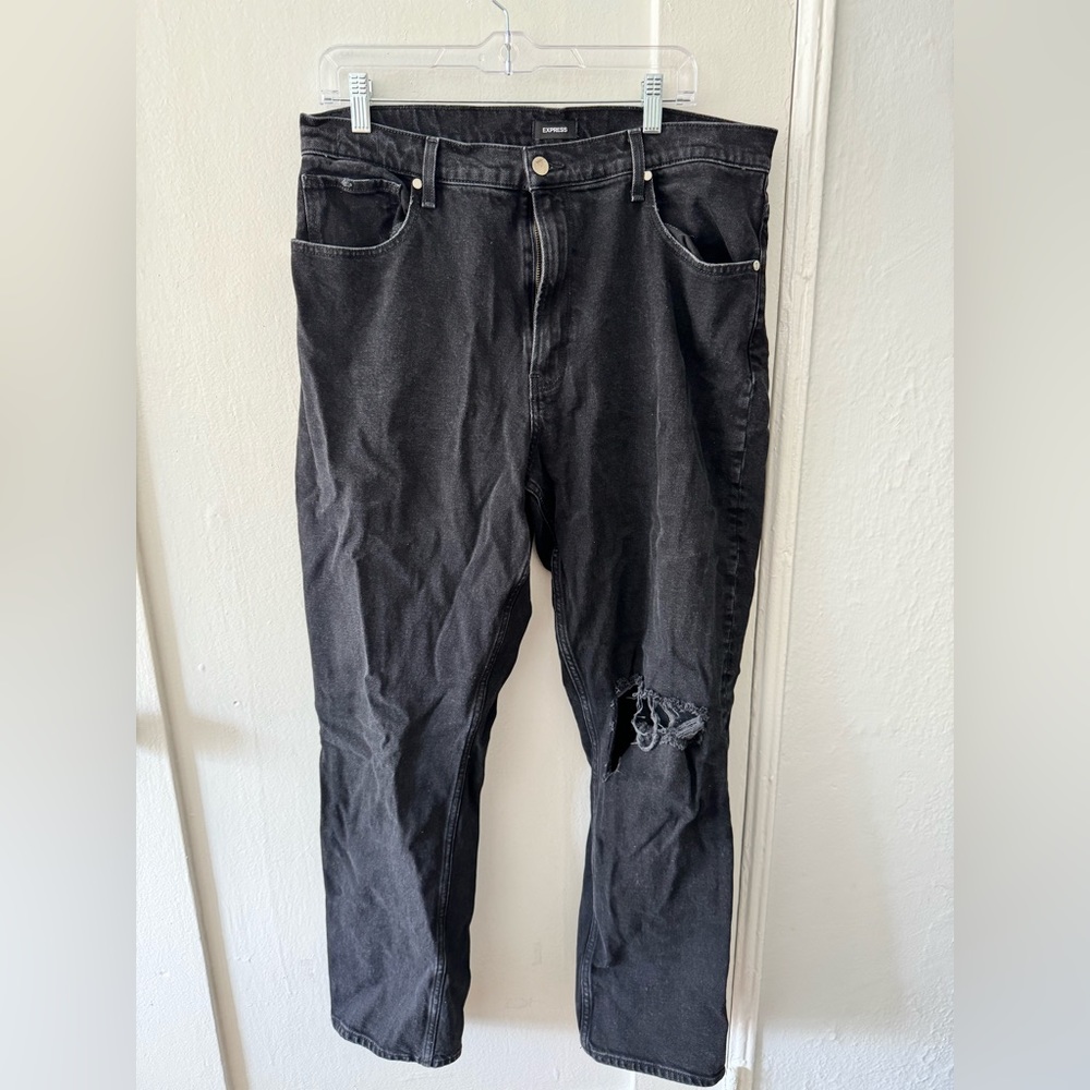 Straight Black Jeans - Express